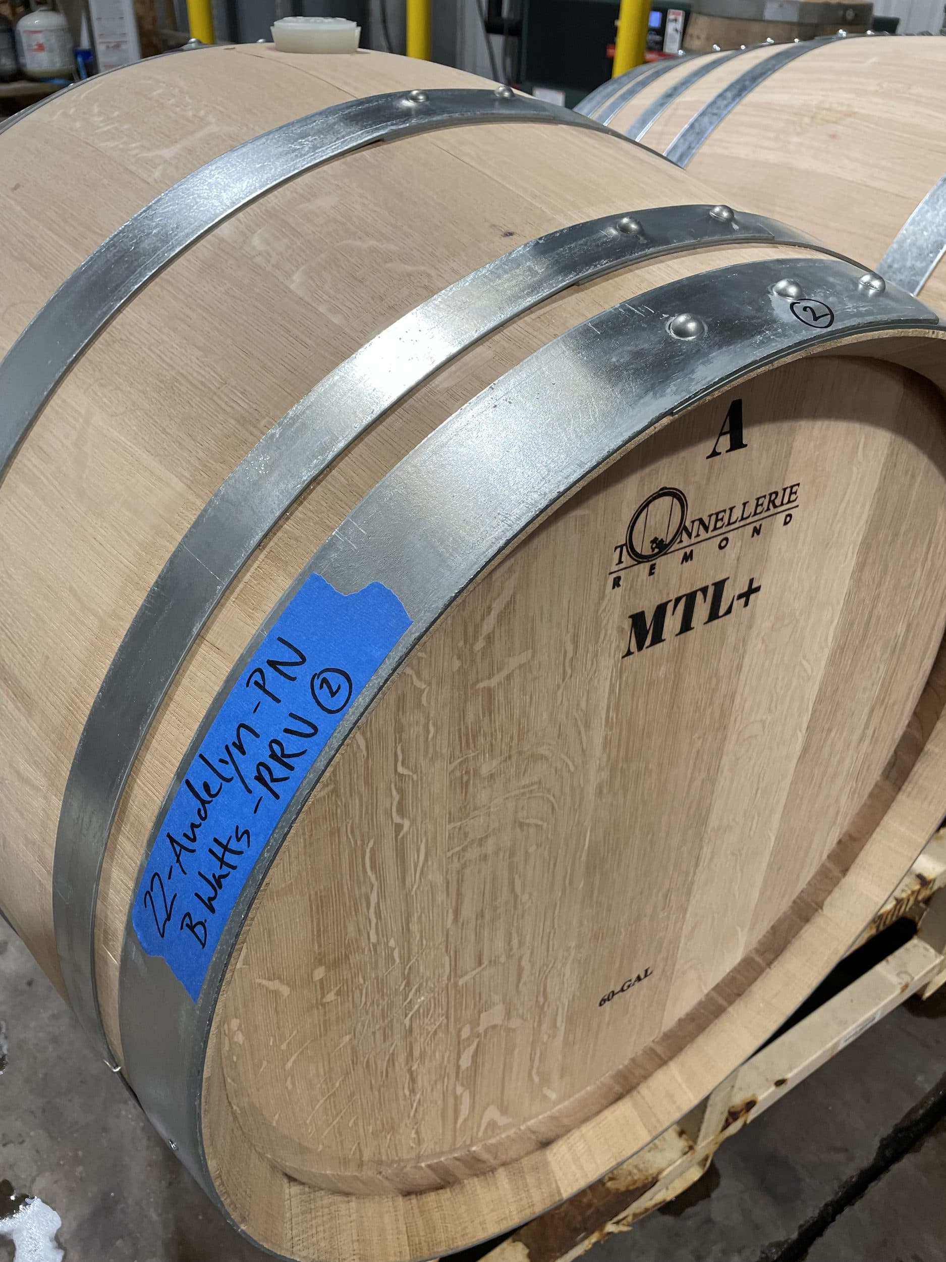 2022 Pinot Noir barrel